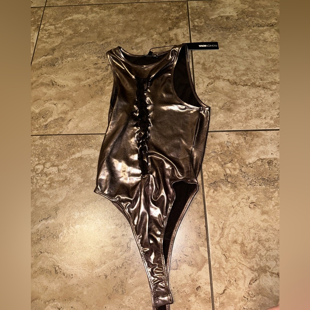 Bronze bodysuit
